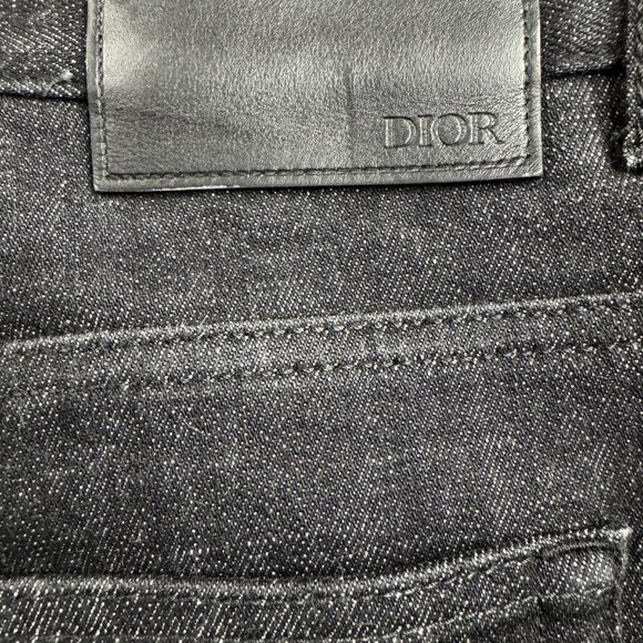 Authentic DIOR Men's Black Pants w/ Cuff - Size 36 - Picture 7 of 8